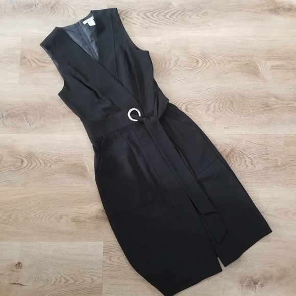 H&M Dresses & Skirts - H&M BLACK MID LENGTH SLEEVELESS DRESS